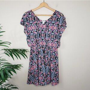 Bar III | Split Sleeve Boho Print Dress Size Small